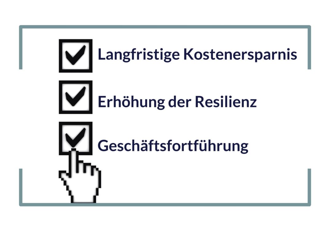 Warum sich eine Investition in Ihre Sicherheit lohnt? Sicherheitslösungen sind mehr als nur eine gesetzliche Pflicht – sie sind eine kluge Investition in die Zukunft Ihres Unternehmens. Mit digitalen und physischen Schutzmaßnahmen nach der NIS-2-Richtlinie können Sie Ihre Netzwerke und Zugänge vor Datenverlust, Betriebsausfällen und finanziellen Schäden schützen.

Die NIS-2-Richtlinie ist verbindlich, und Verstöße können hohe Geldstrafen und rechtliche Probleme nach sich ziehen. Wer frühzeitig handelt, reduziert diese Risiken deutlich.

Auch die DSGVO verlangt, dass Unternehmen ihre Daten mit geeigneten Maßnahmen schützen. So verhindern Sie, dass sensible Informationen verloren gehen oder beschädigt werden. Ihre 3 Vorteile: 1. Langfristige Kostenersparnis, 2. Erhöhung der Resilienz und 3. Geschäftsfortführung